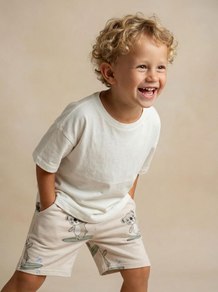 Шорты-бермуды из футера "Сёрфер"