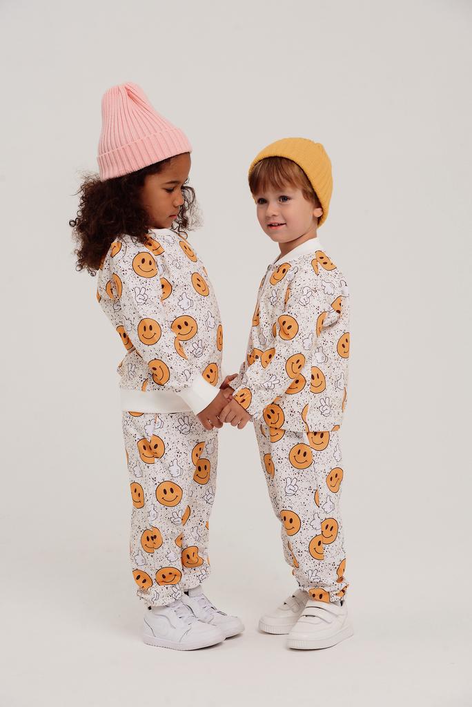 Костюм в принте "Cмайл"