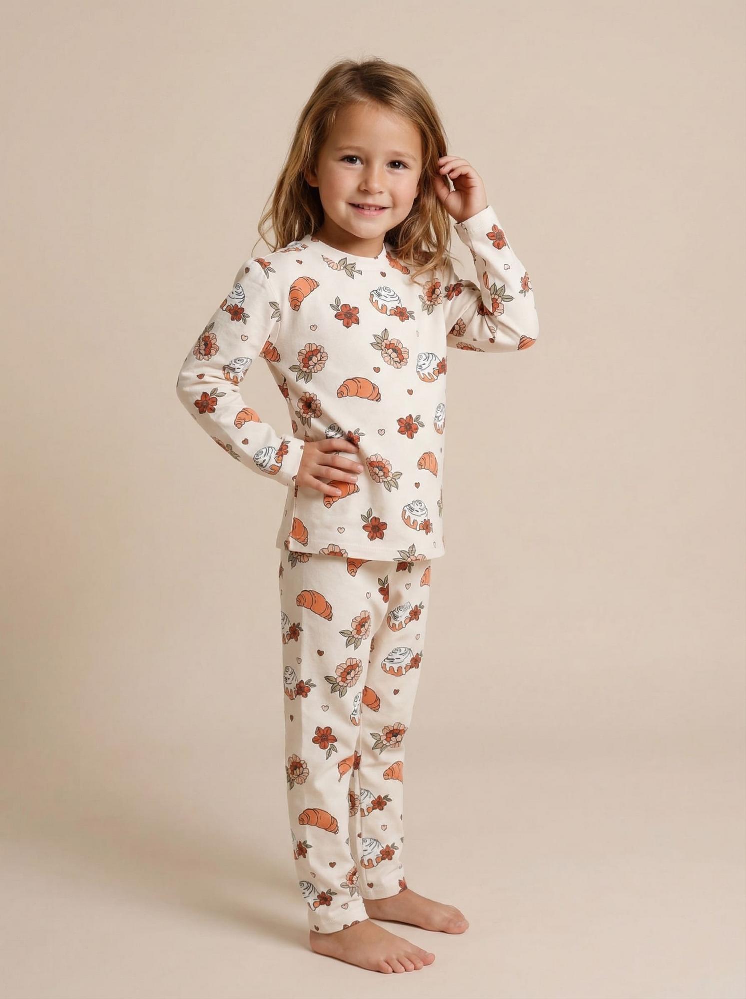 Пижама с принтом "Выпечка"