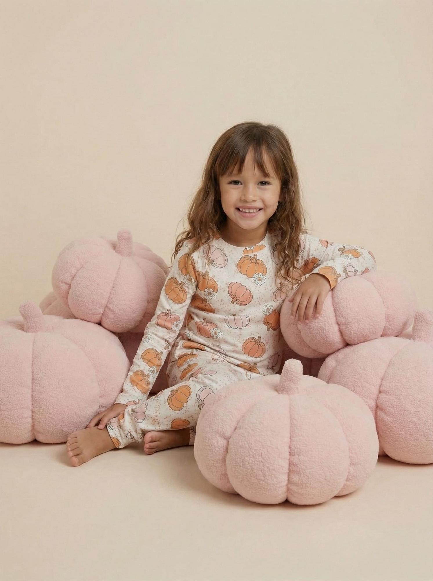 Пижама с принтом "Тыквы-цветы"