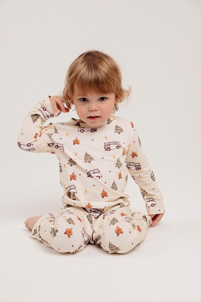 Пижама с принтом "Кемпинг"