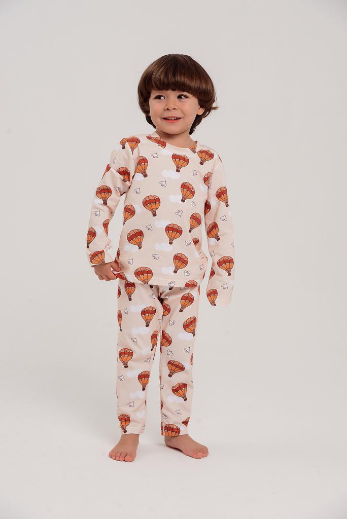 Пижама с принтом "Воздушные шары"