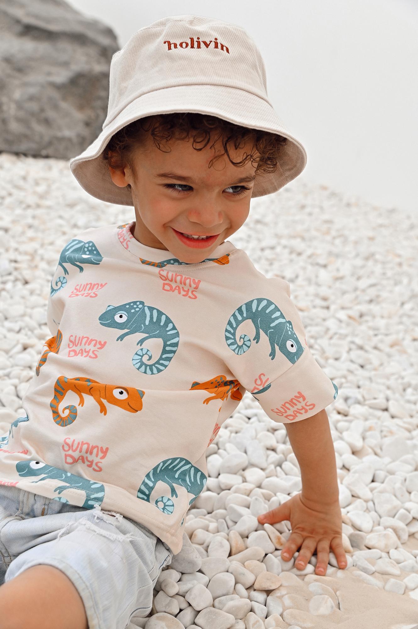 Футболка с манжетами «Хамелеон»