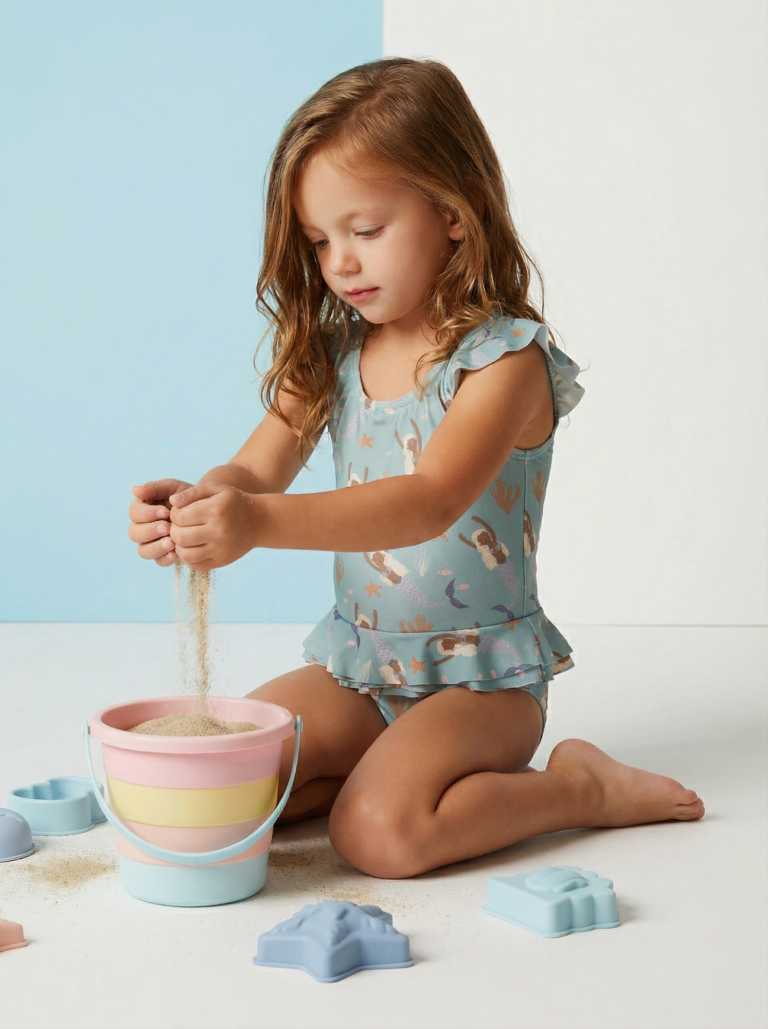 Купальник слитный "Русалки"