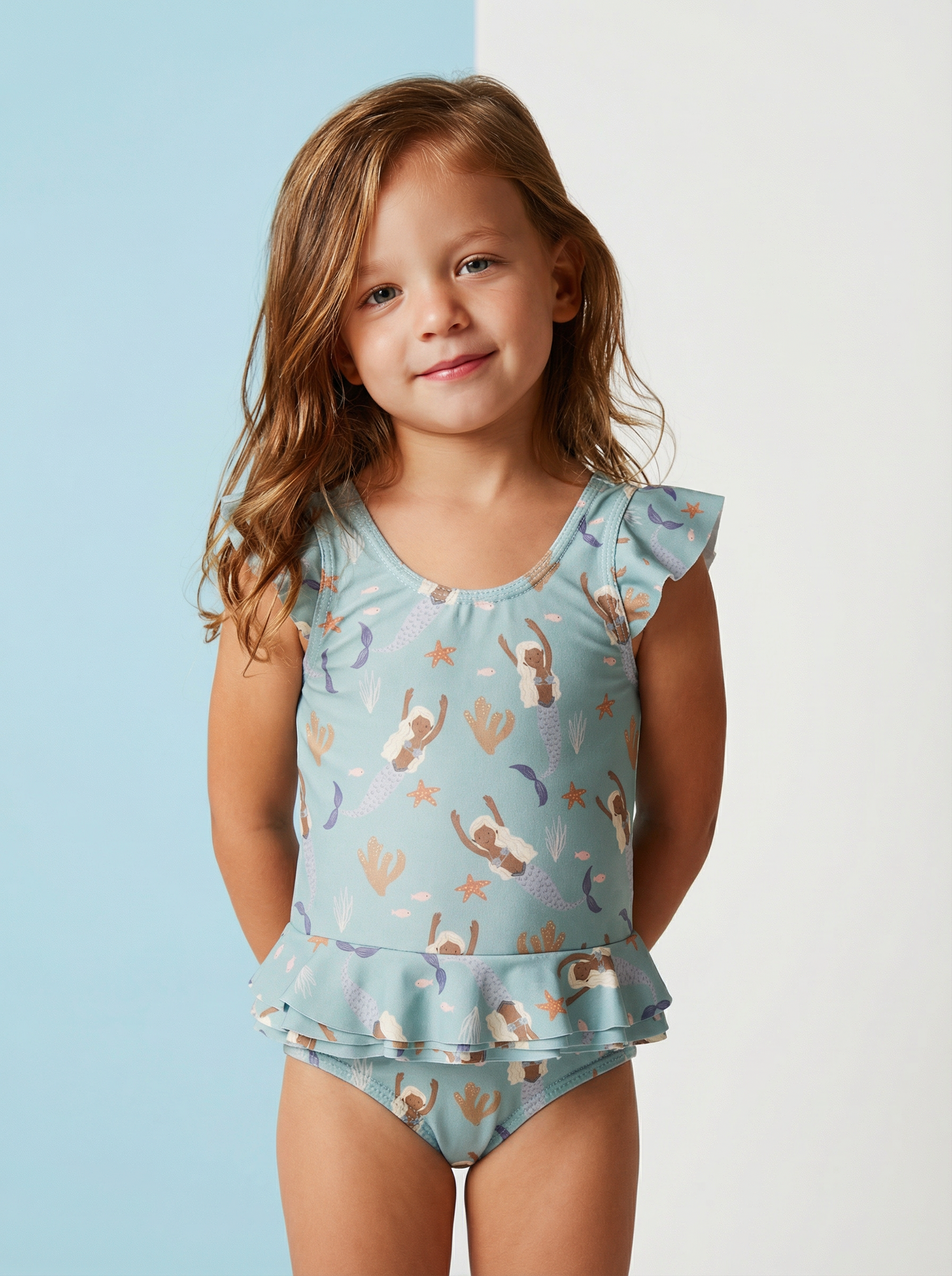 Купальник слитный "Русалки"