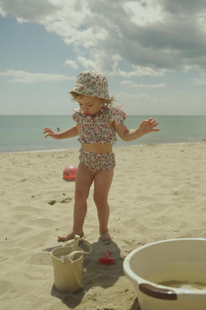 Купальник раздельный "Клубника"