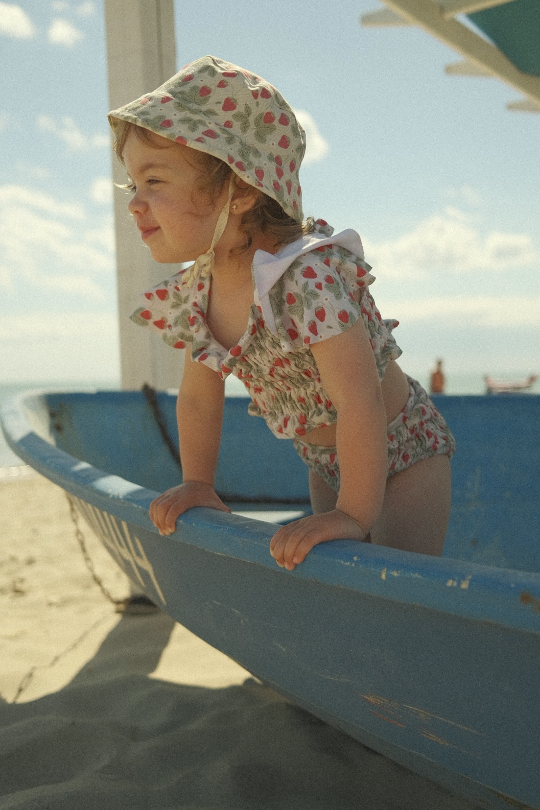 Купальник раздельный "Клубника"