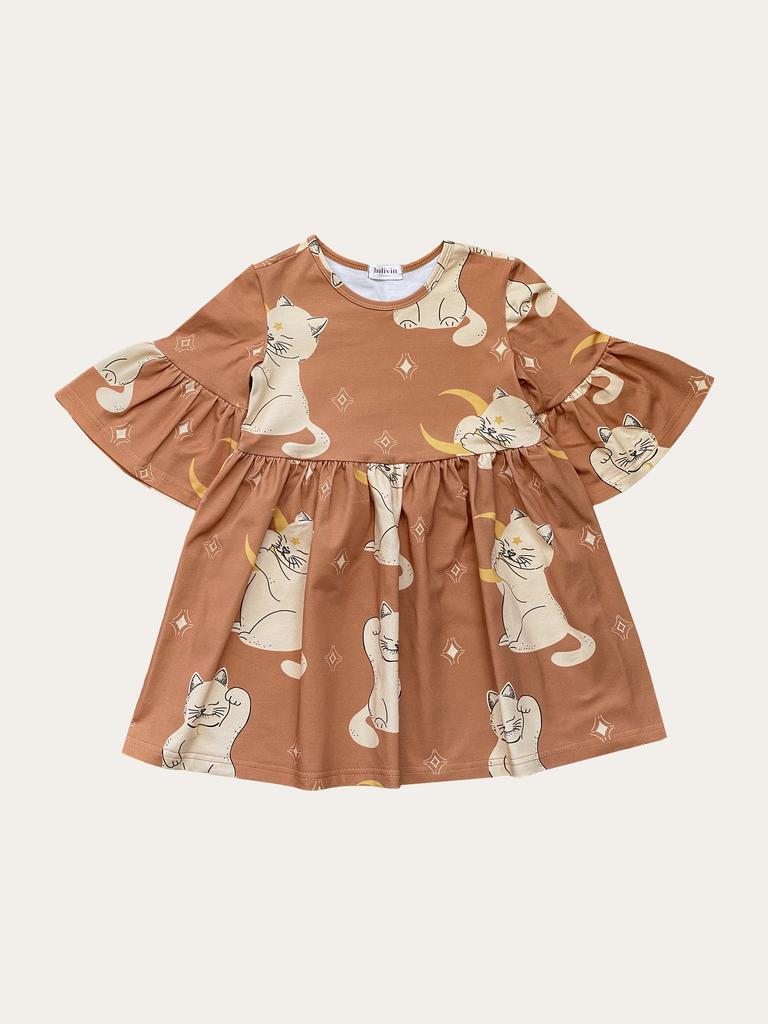 Платье "Коты Манэки-неко"