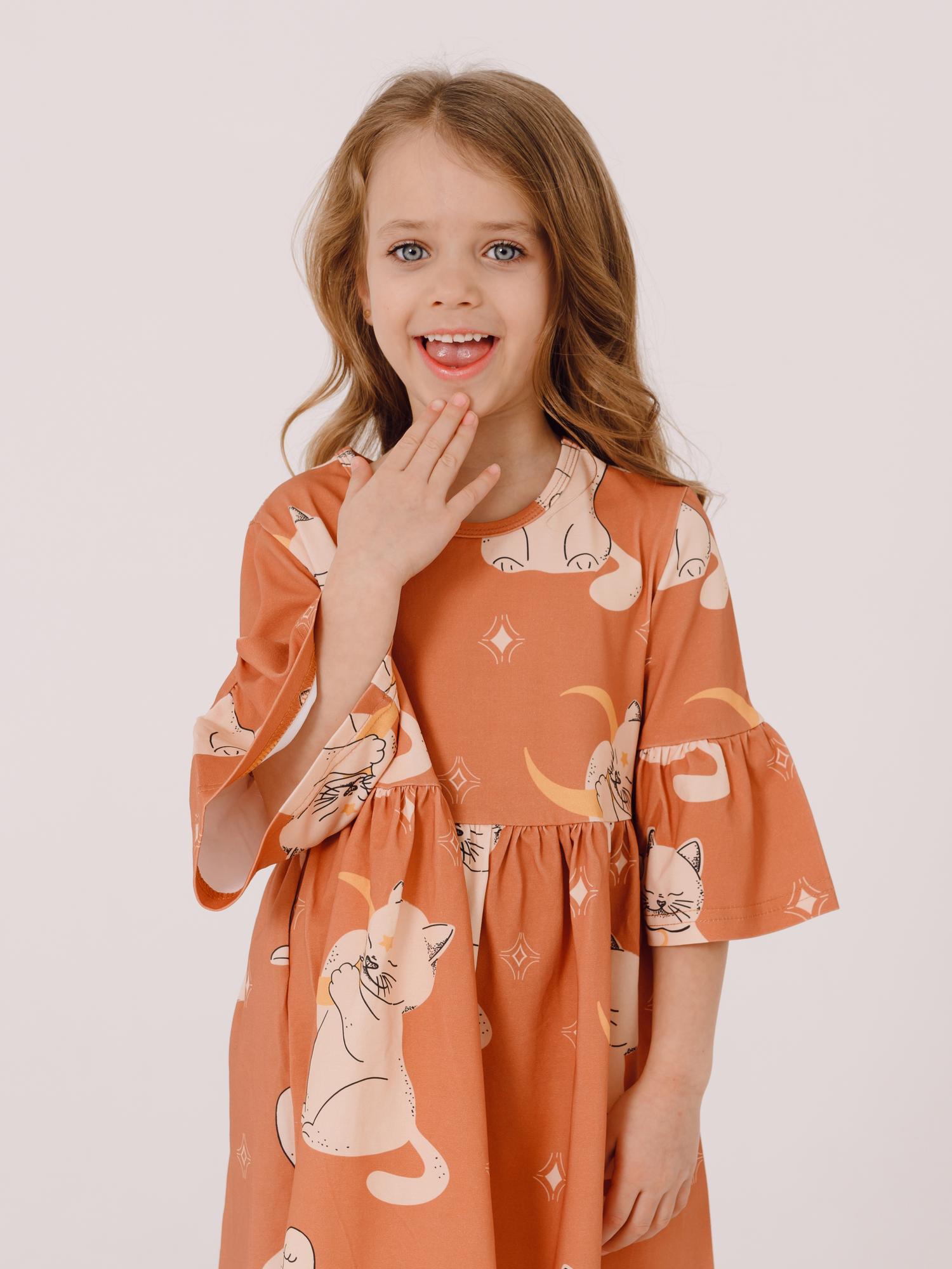 Платье "Коты Манэки-неко"