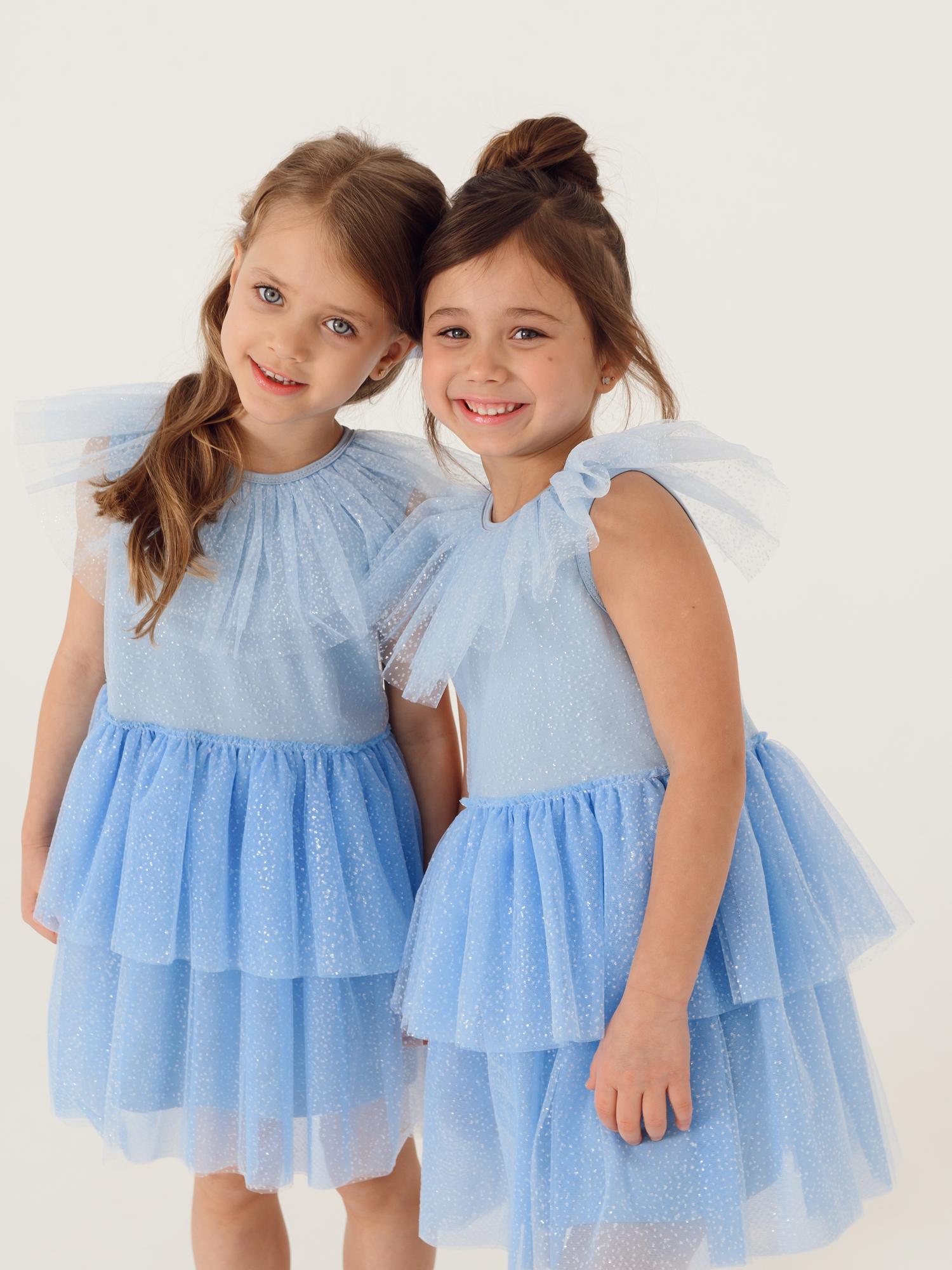 Платье из фатина с глиттером