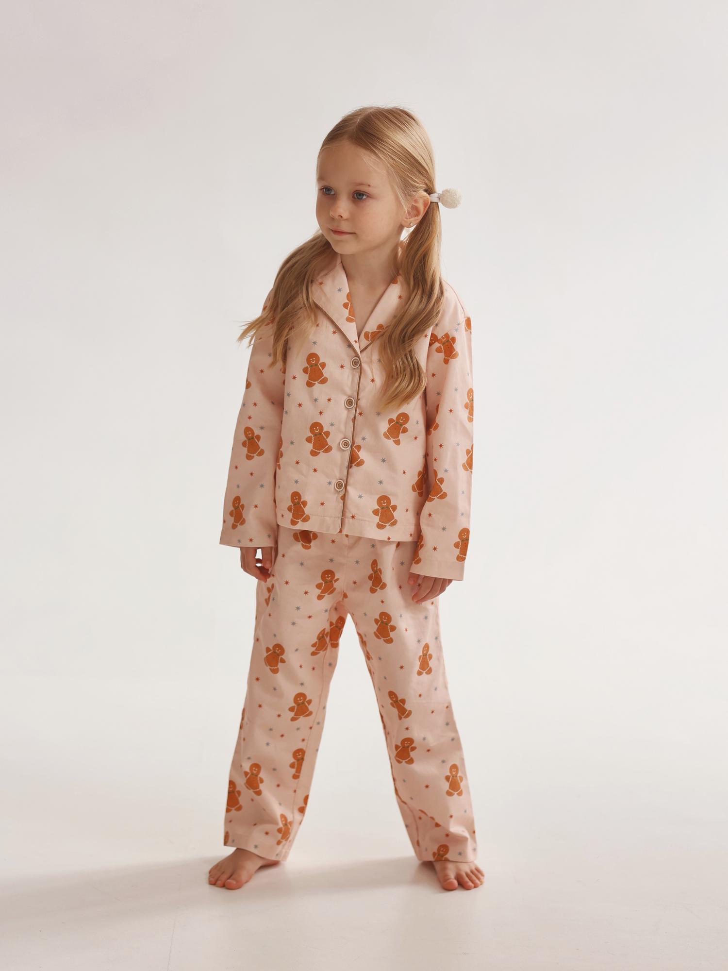 Новогодний пижамный комплект "Пряник"