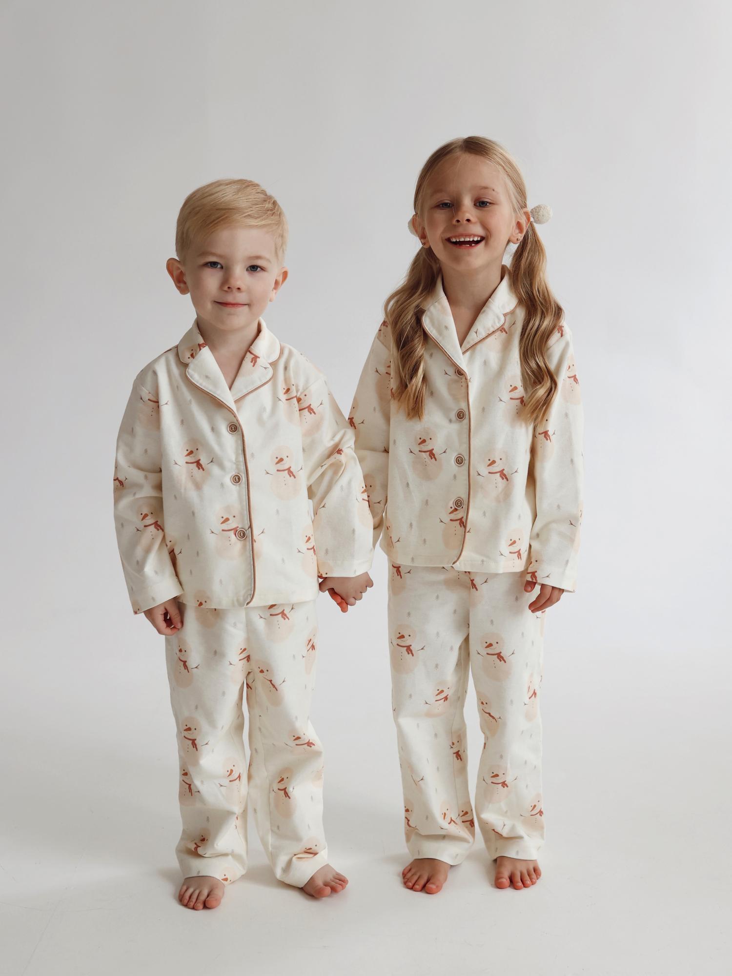 Пижамный комплект "Снеговик"