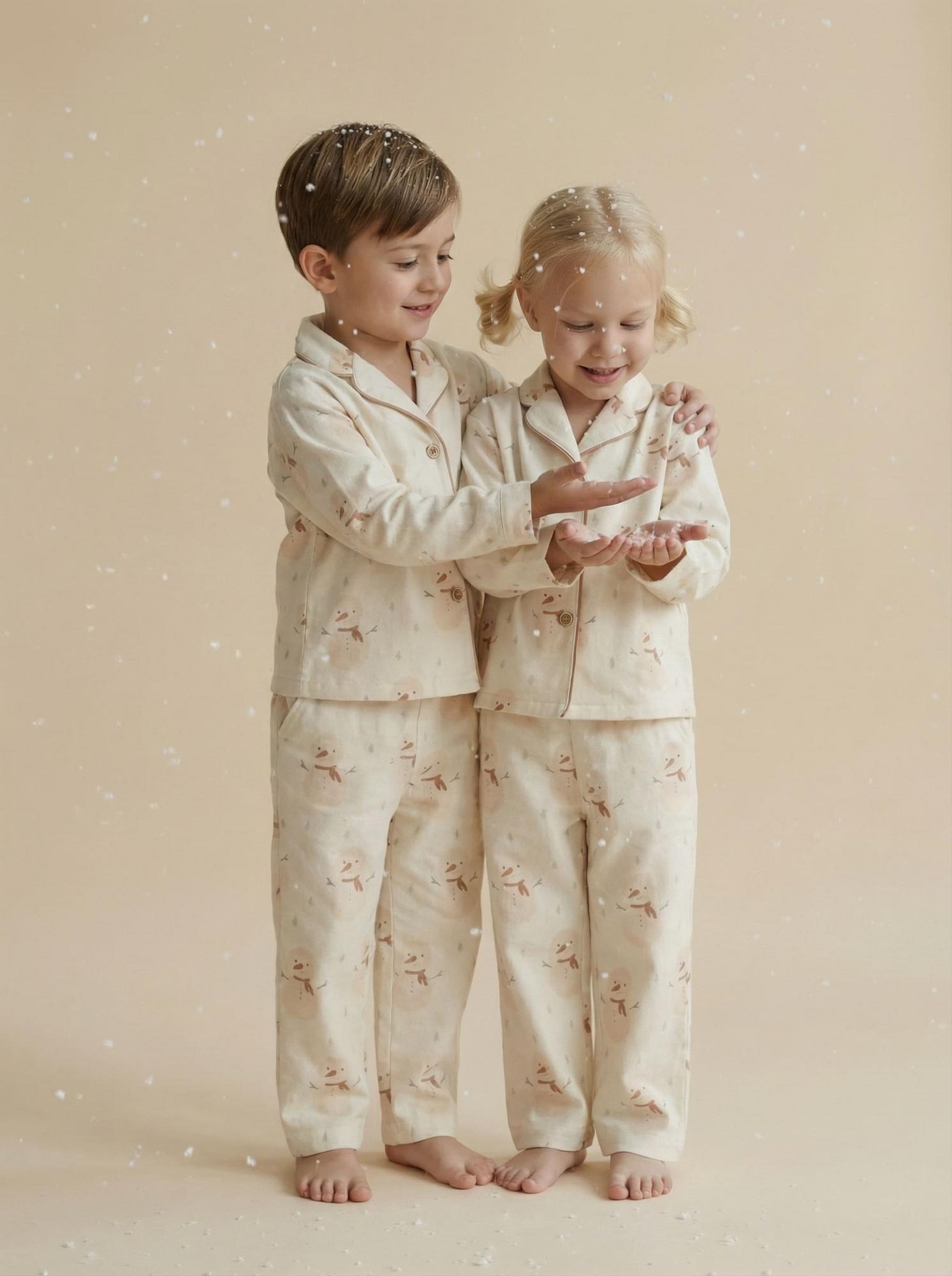 Пижамный комплект "Снеговик"