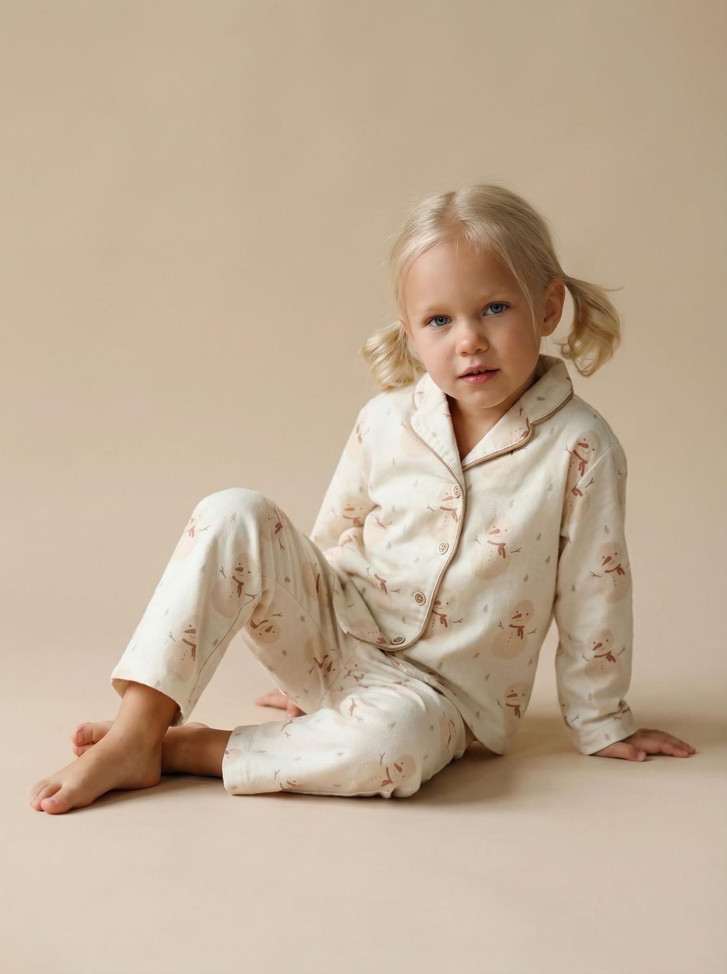 Пижамный комплект "Снеговик"