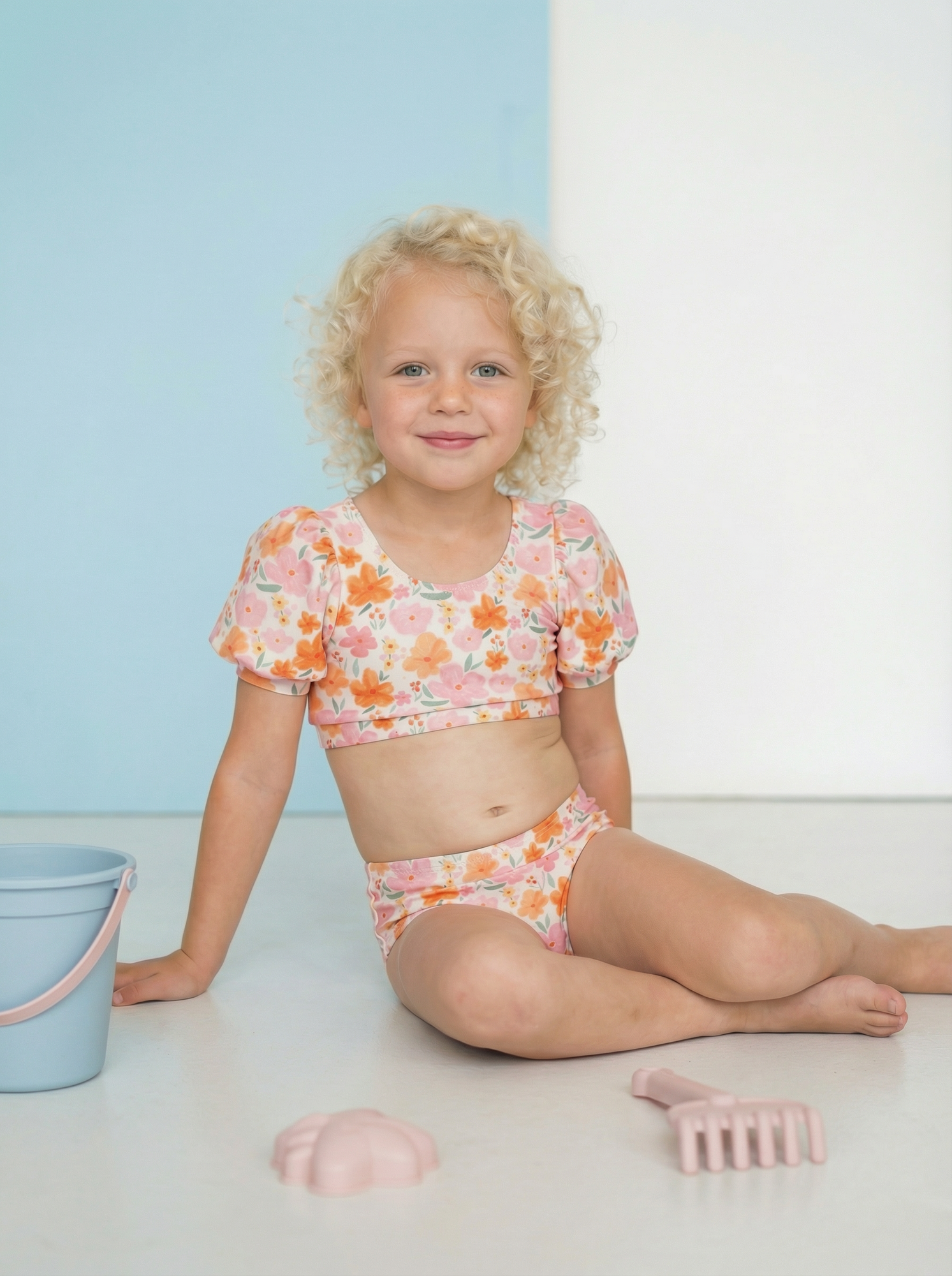 Купальник раздельный "Цветочный луг"