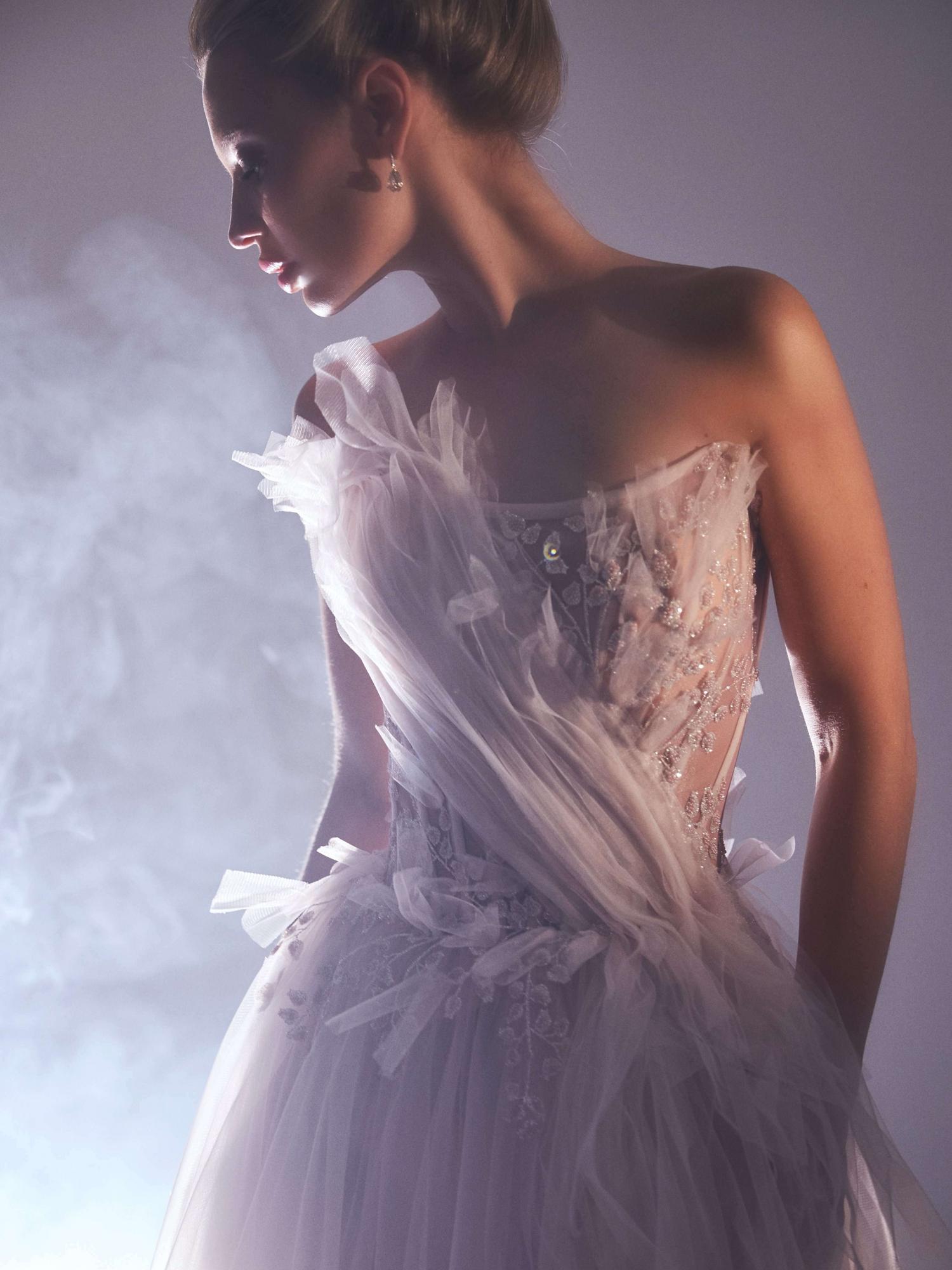 Вечернее платье LIMANA  в пудровом оттенке