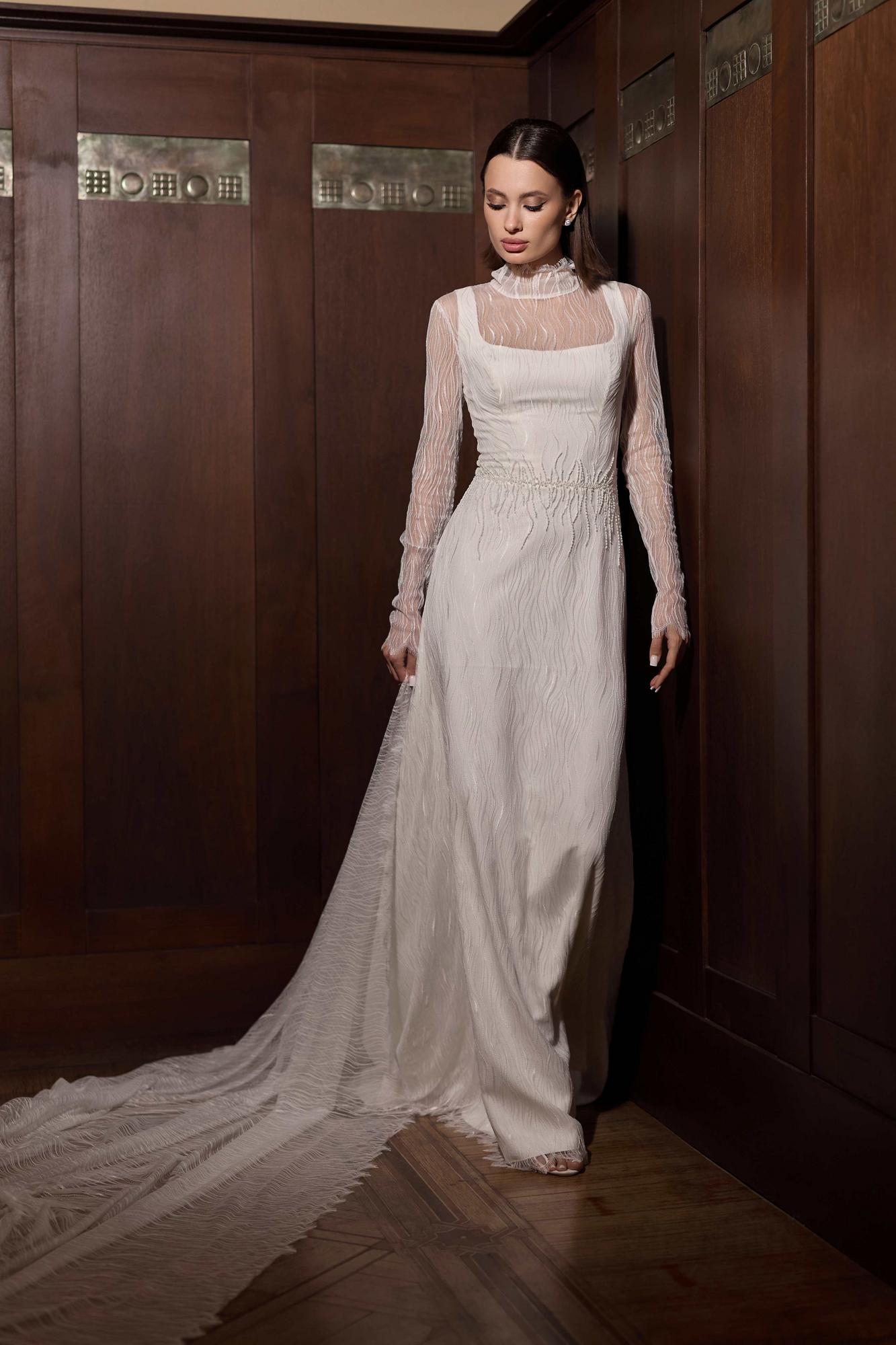 Свадебное платье MARI с длинным рукавом