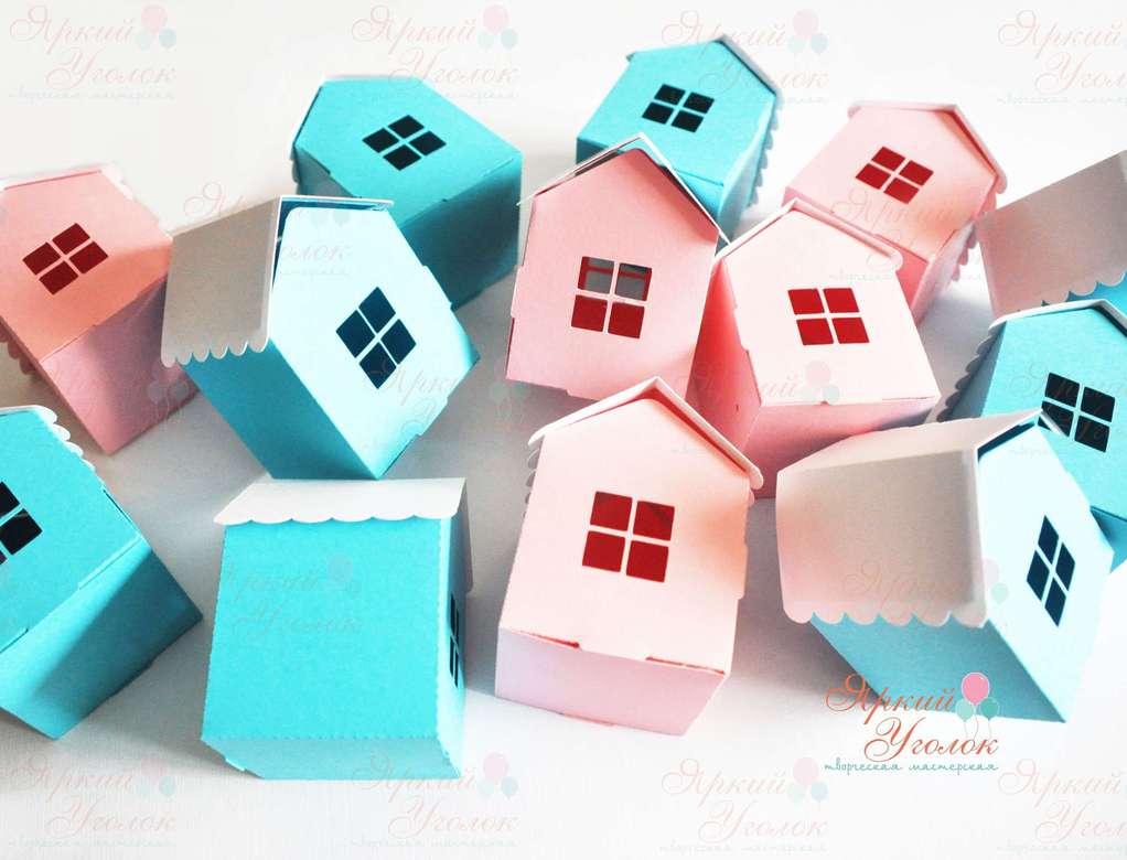 Бонбоньерки  "Домики"