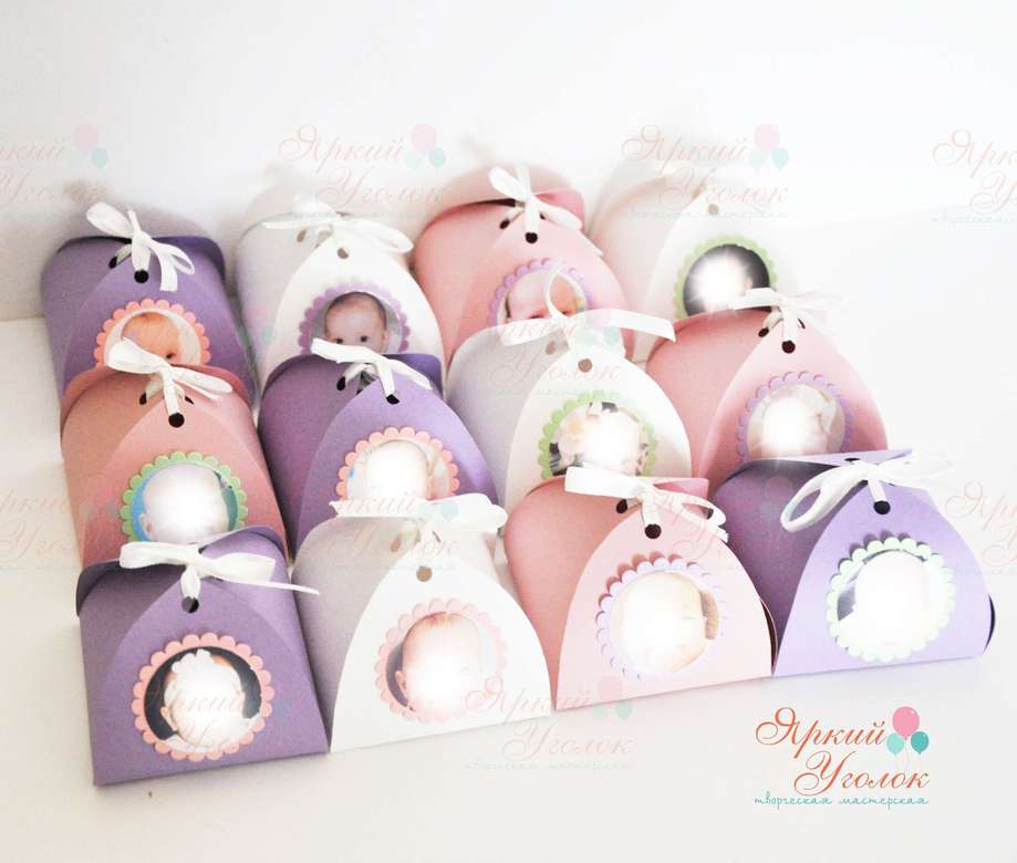 Бонбоньерки с фотографиями