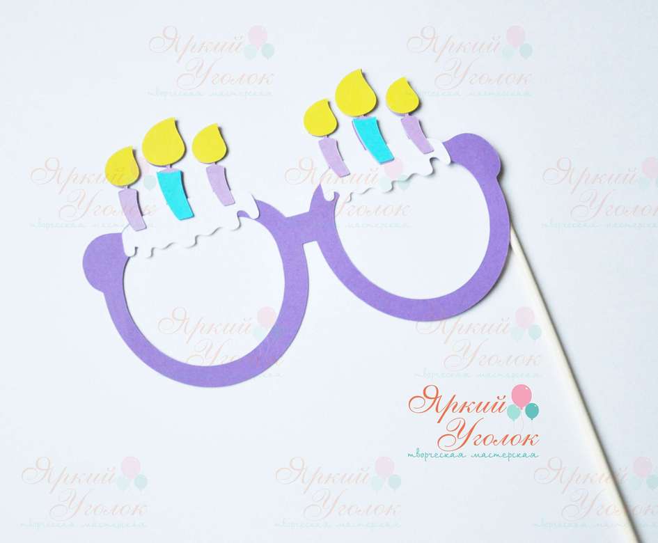 Очки со свечками