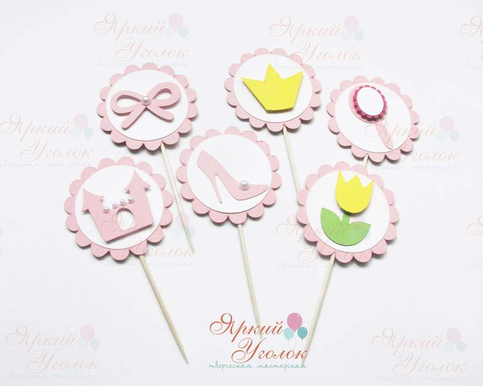 Топперы из отдельных элементов "Принцесса"