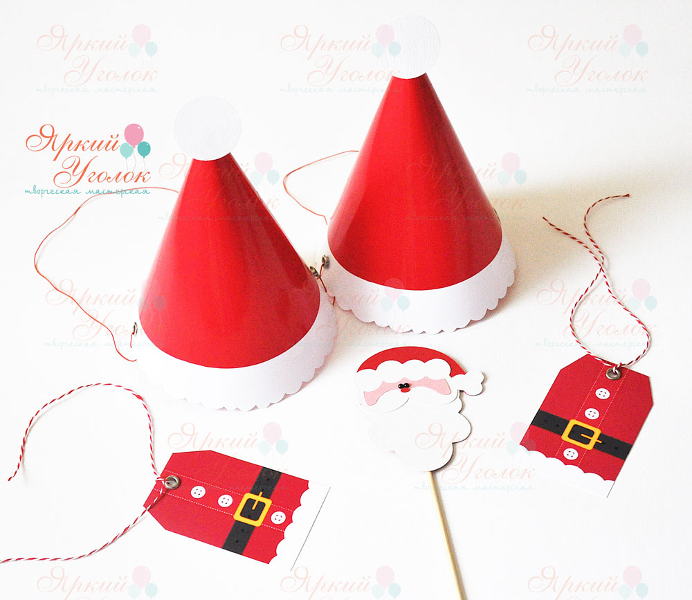 Колпачок - шапка Деда мороза