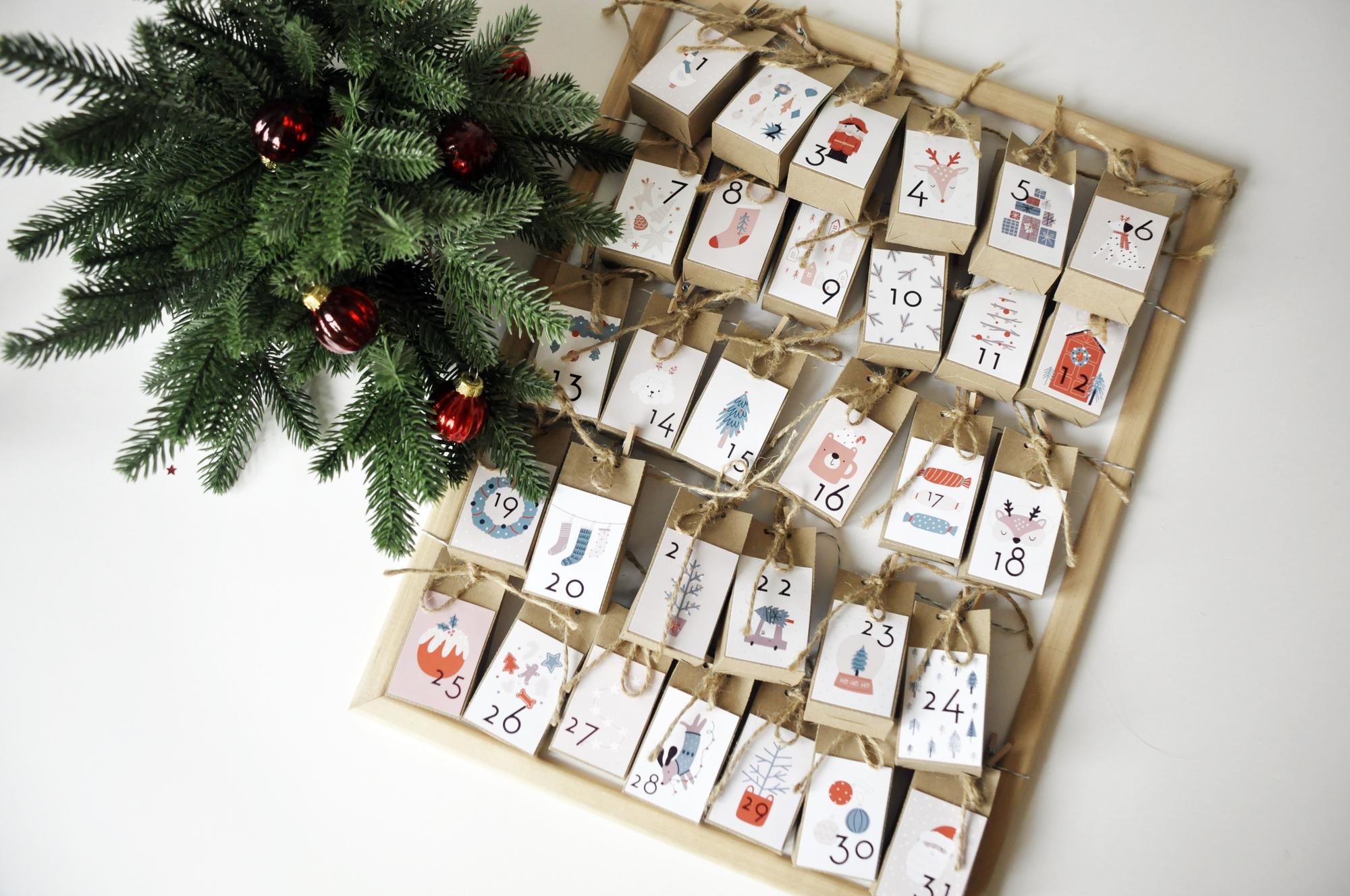Адвент Календарь - мини коробочки