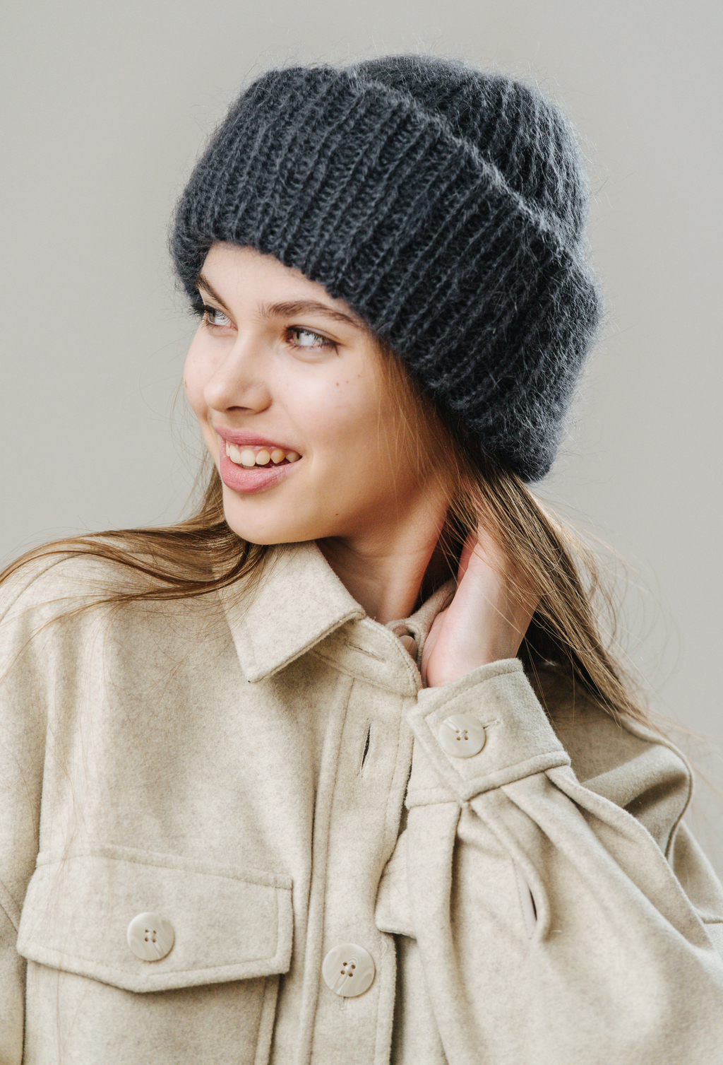 Double hat 1 нить графит