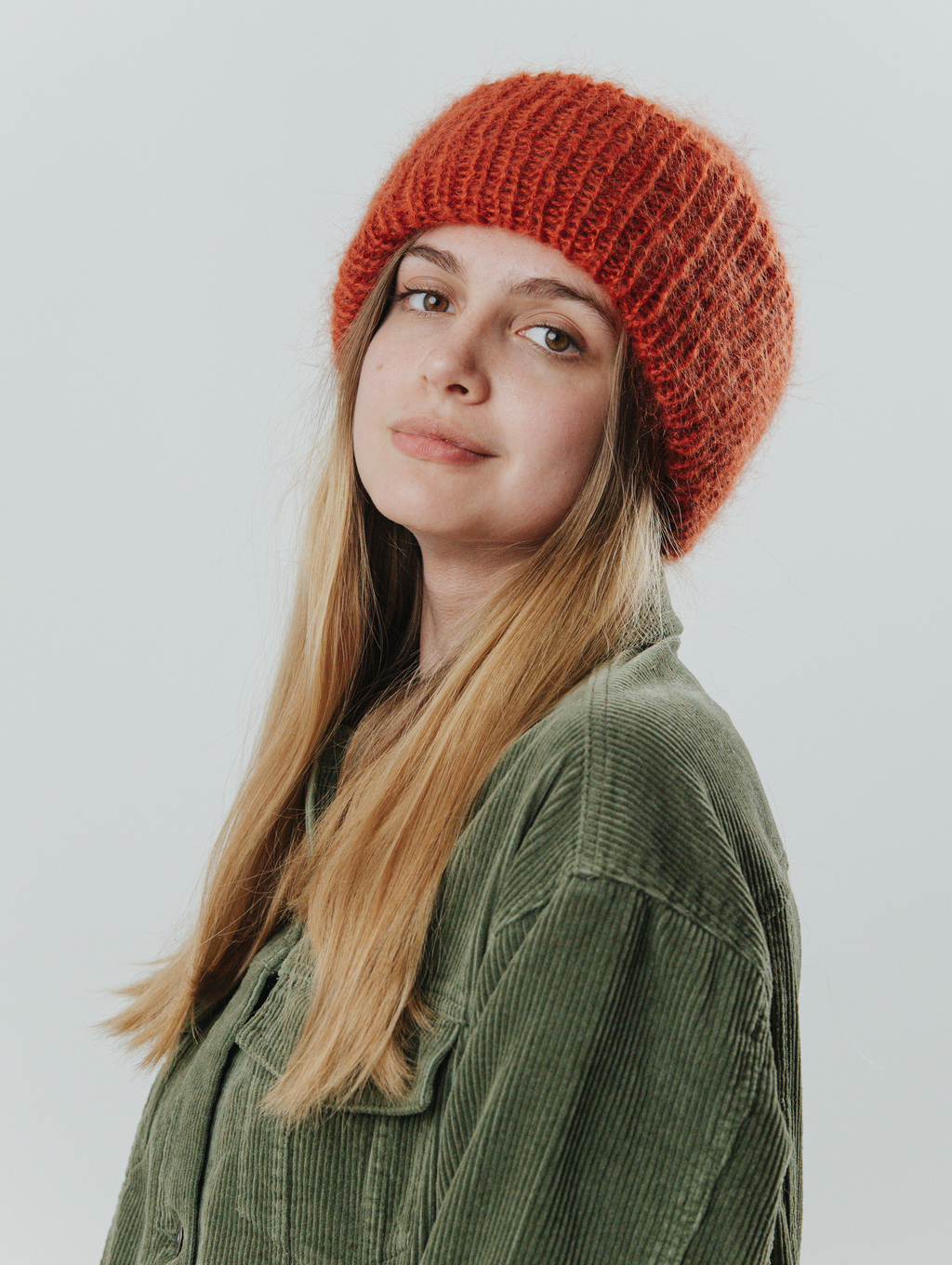 Double hat 1 нить терракотовый