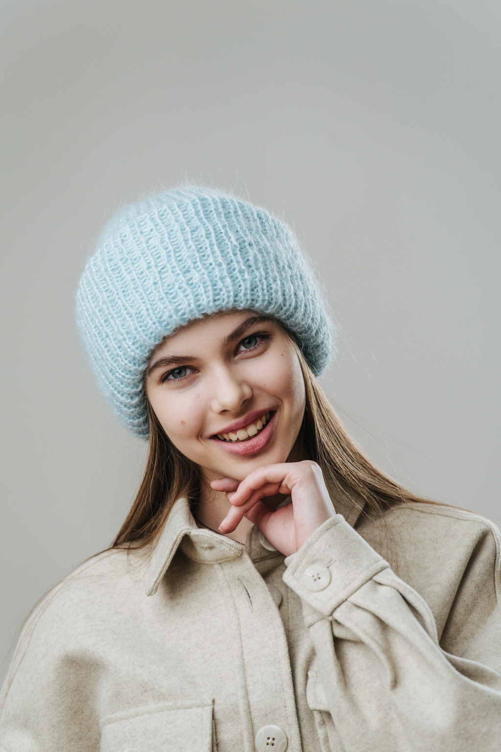 Double hat 1 нить мятный