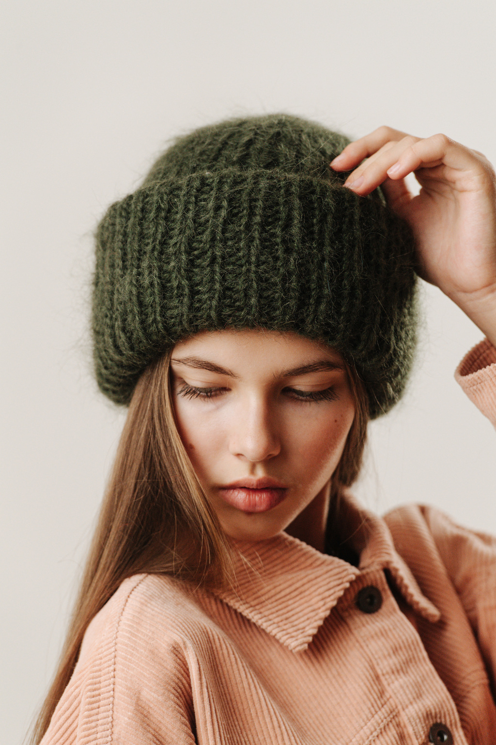 Double hat 2 нити хаки