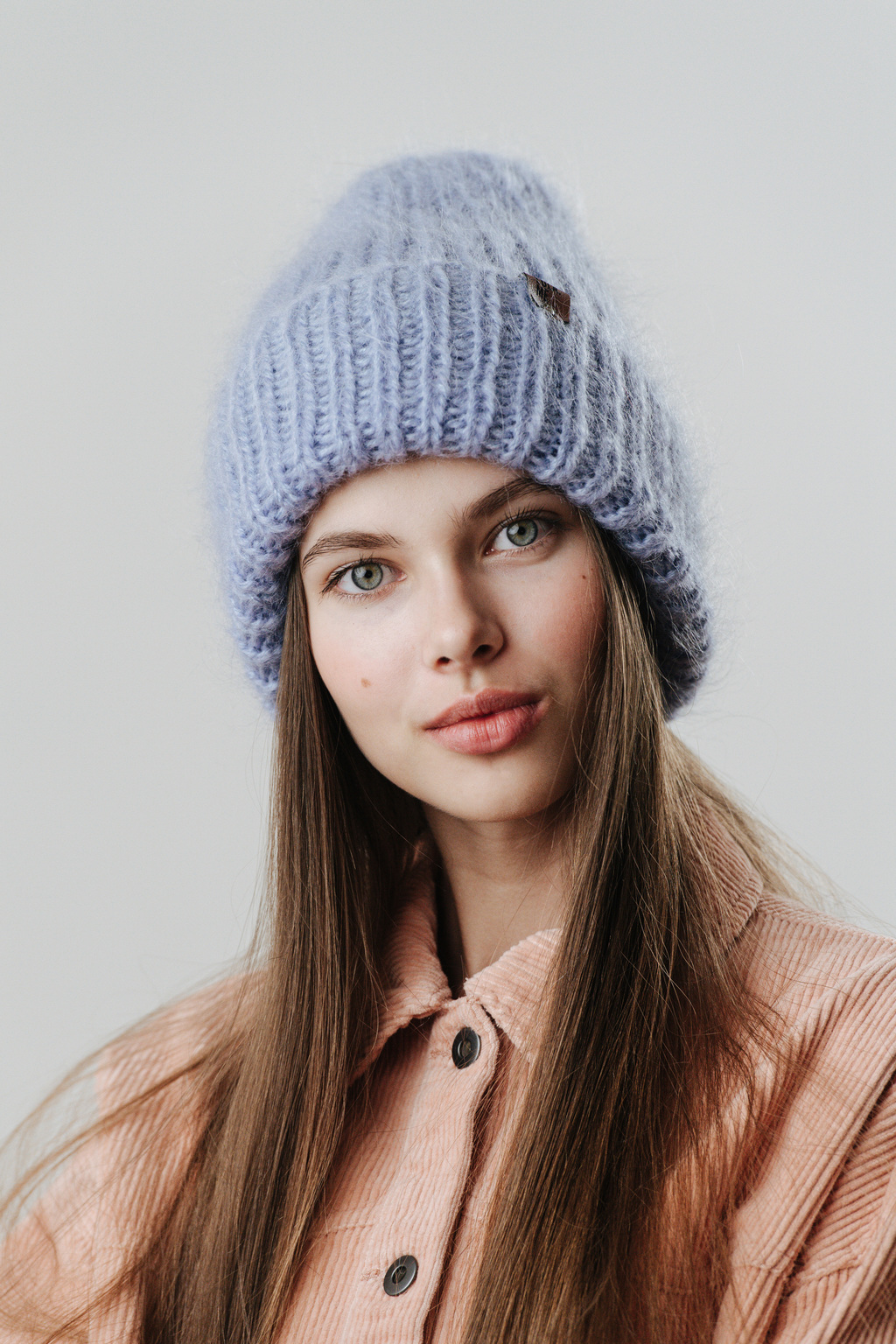 Simple hat голубой