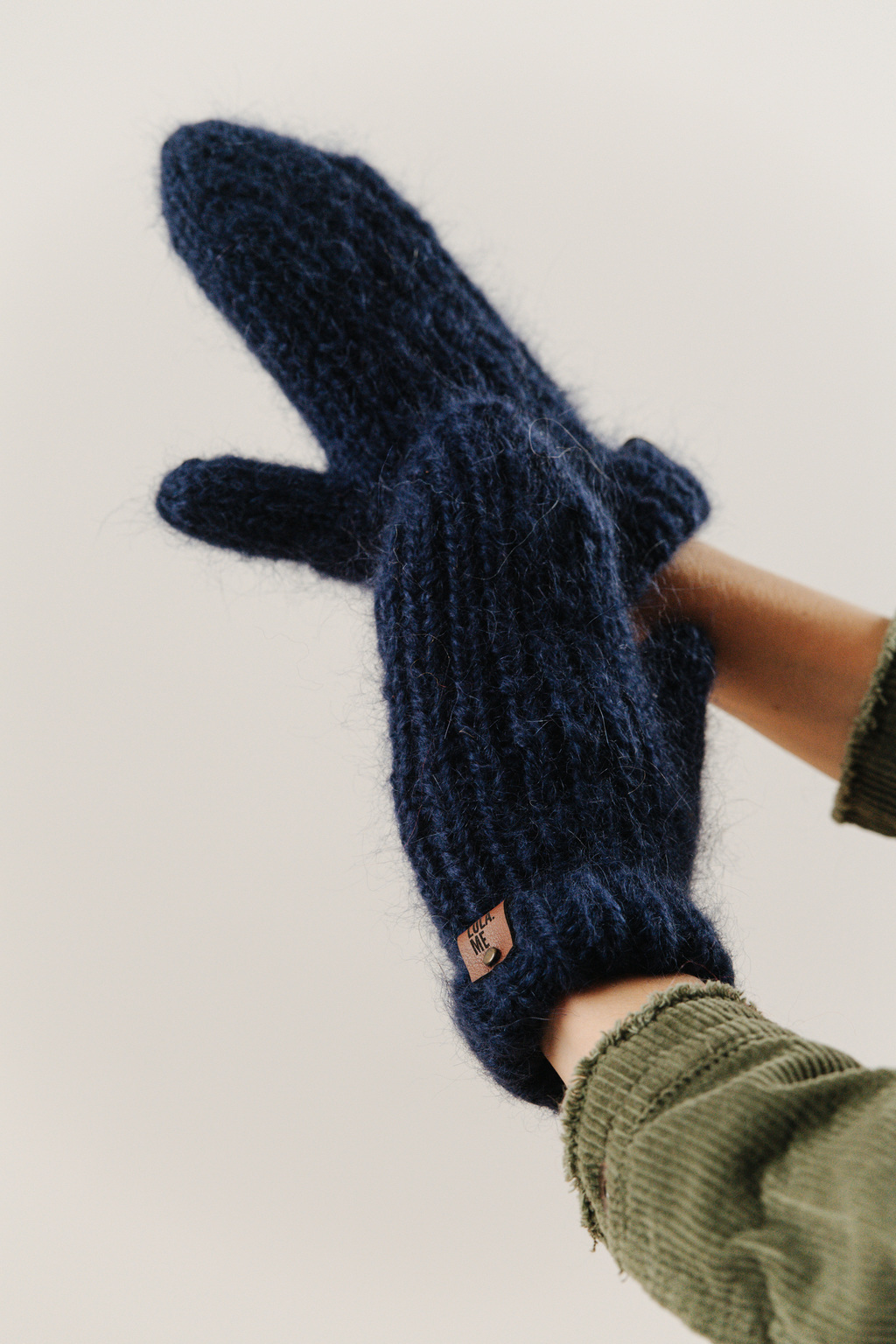 Варежки темно-синий