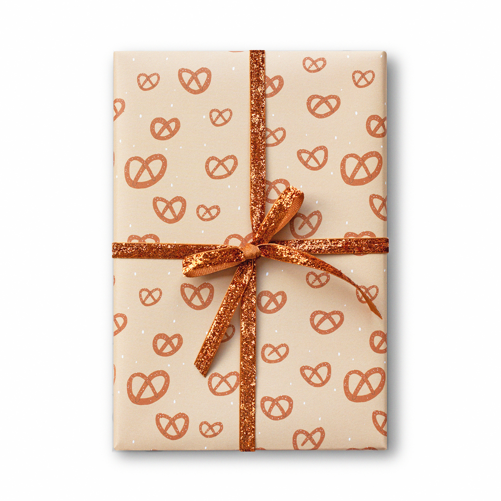 Упаковочная бумага "Крендельки"