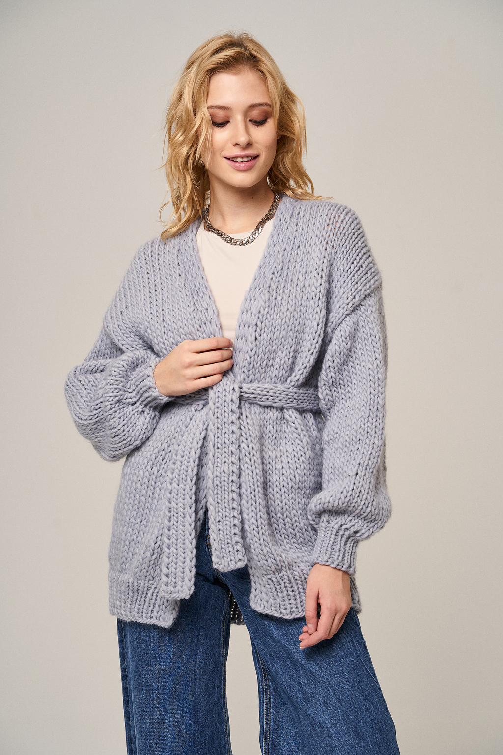 Chunky серо-голубой