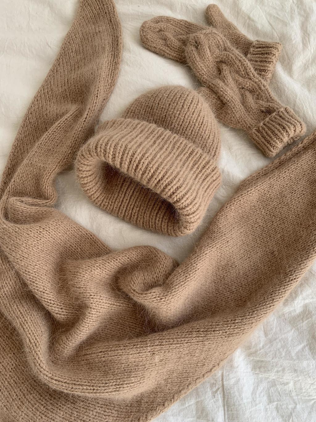 Комбо-набор ангора бежевый