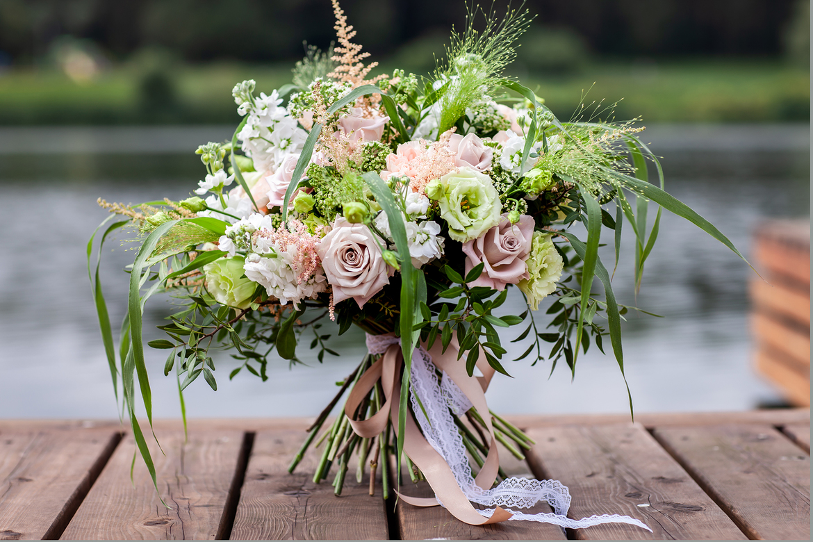 Авторский букет "Воздушная натурель"