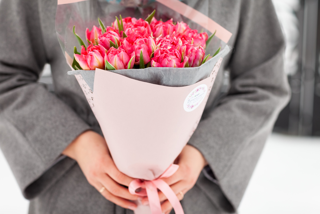 Тюльпаны пионовидные Флеш Пойнт