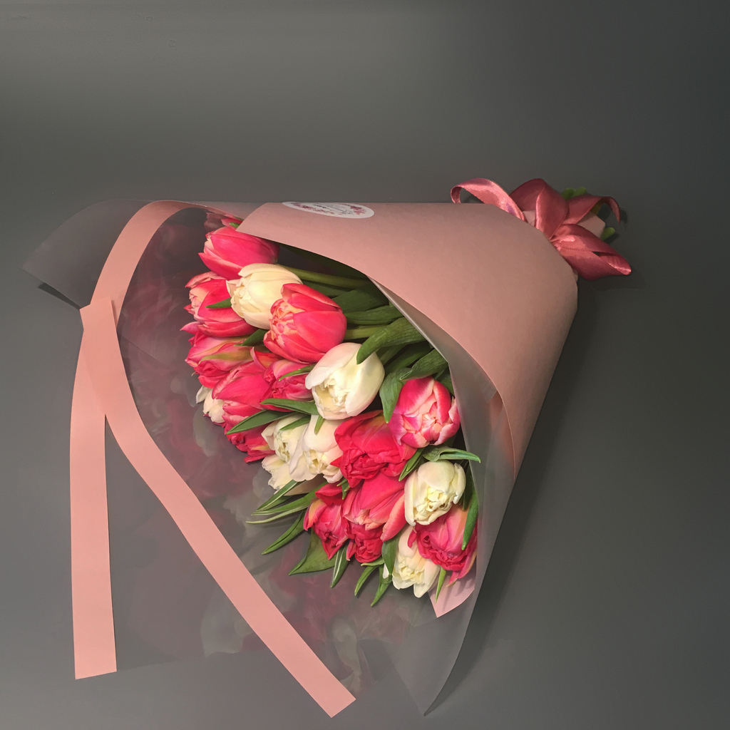 Яркий тюльпановый дуэт