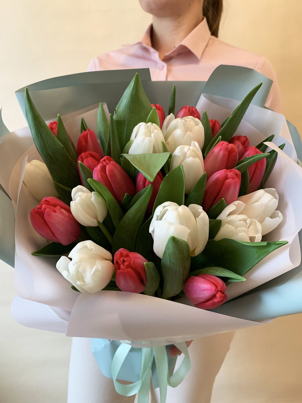 Яркий тюльпановый дуэт