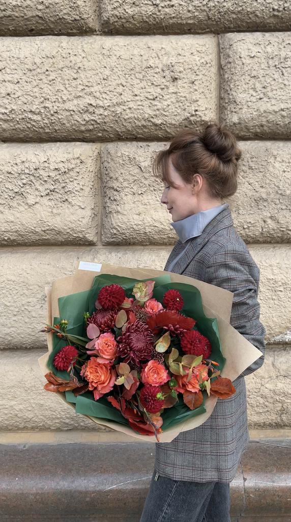 Авторский букет "Красная осень"