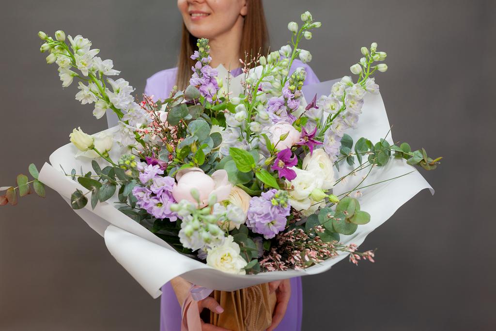 Авторский букет «Сиреневая нежность»