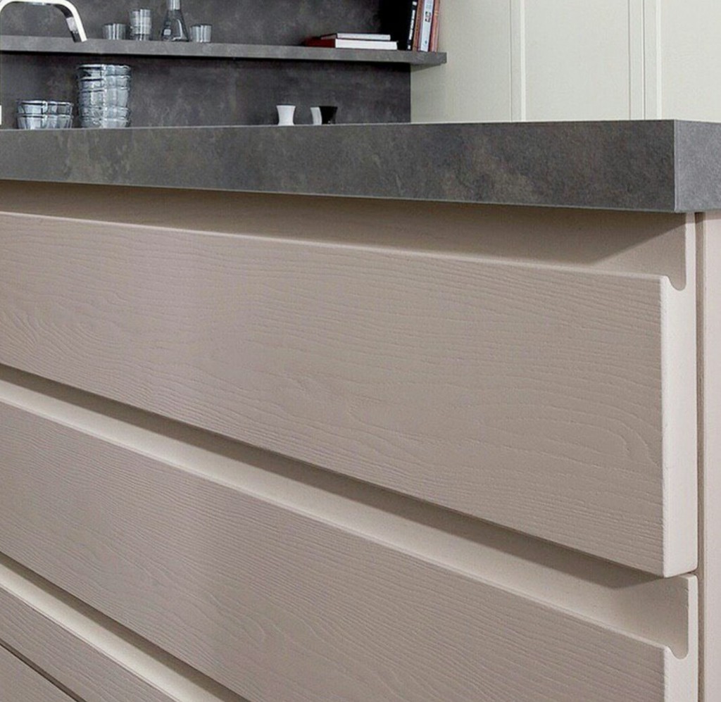 Интегрированная ручка (фрезерованный фасад )