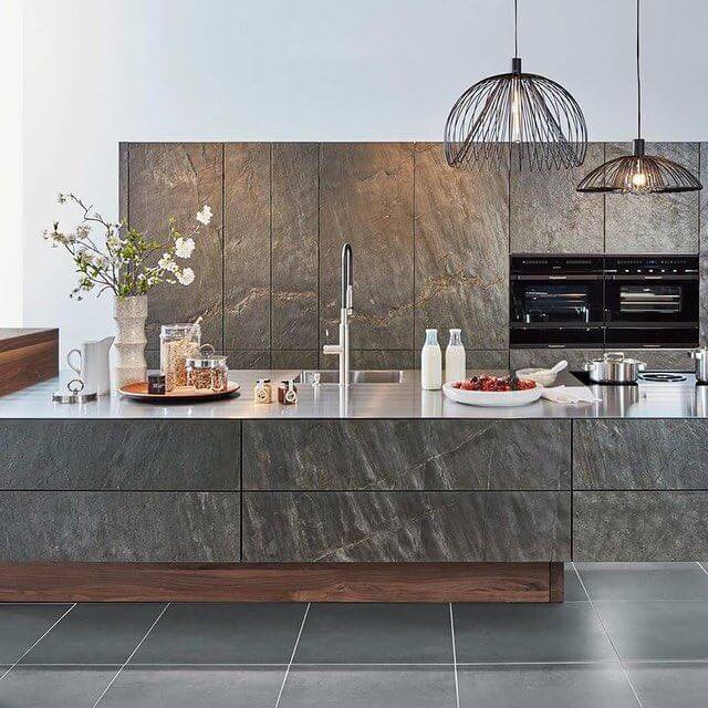 Мдф в шпоне  камня