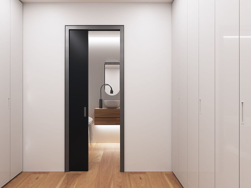 Дверь раздвижная кассетного типа (пенал)