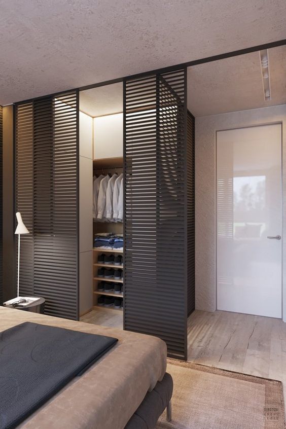 Реечные раздвижные / распашные перегородки