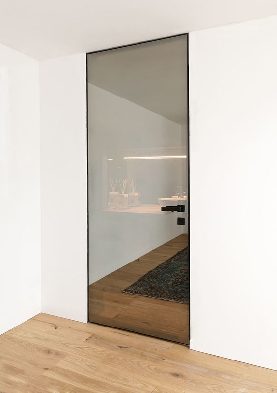 Стеклянные двери