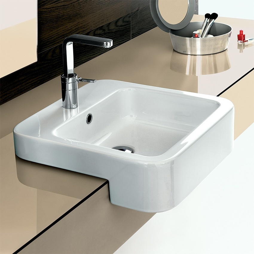 ТИП МОНТАЖА - Раковина полувстраиваемая