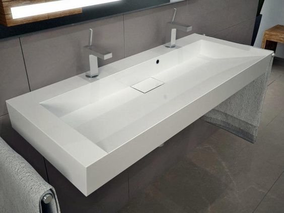 КОНФИГУРАЦИЯ- Раковина с одной чашей и двумя смесителями