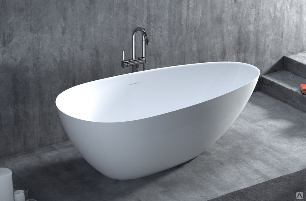 Ванна из искусственного или натурального камня